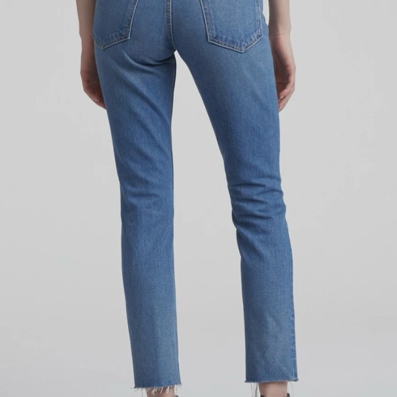 Rag & Bone New York PAMELA Distressed Ankle Women's 26 Mid Rise - Picture 4 of 14